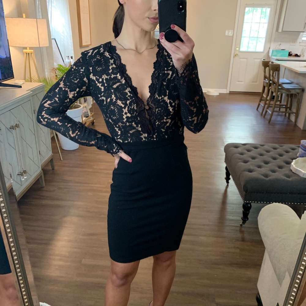 Black Lace Dress